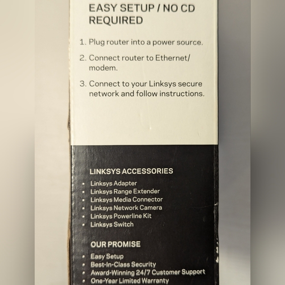 Linksys AC 1200+ Dual Band Smart Wi-Fi Gigabit Router Includes Charger - Picture 6 of 9